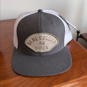 Troll Co. BLUE COLLAR AF SNAPBACK Black HAT